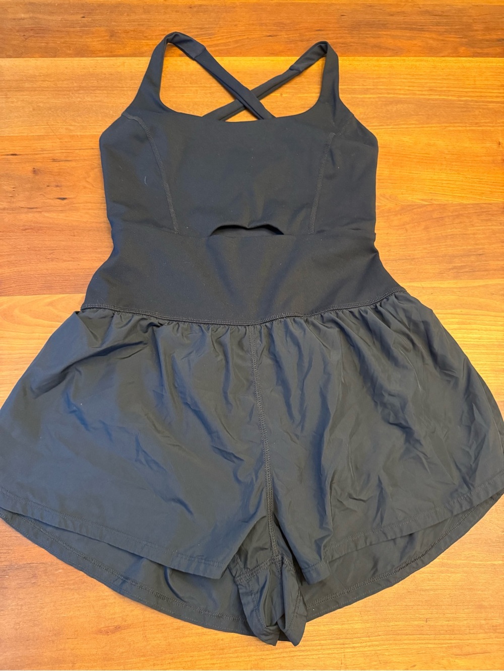FREE PEOPLE RIGHTOUS RUNSIE Black One-Piece Romper size Small EUC